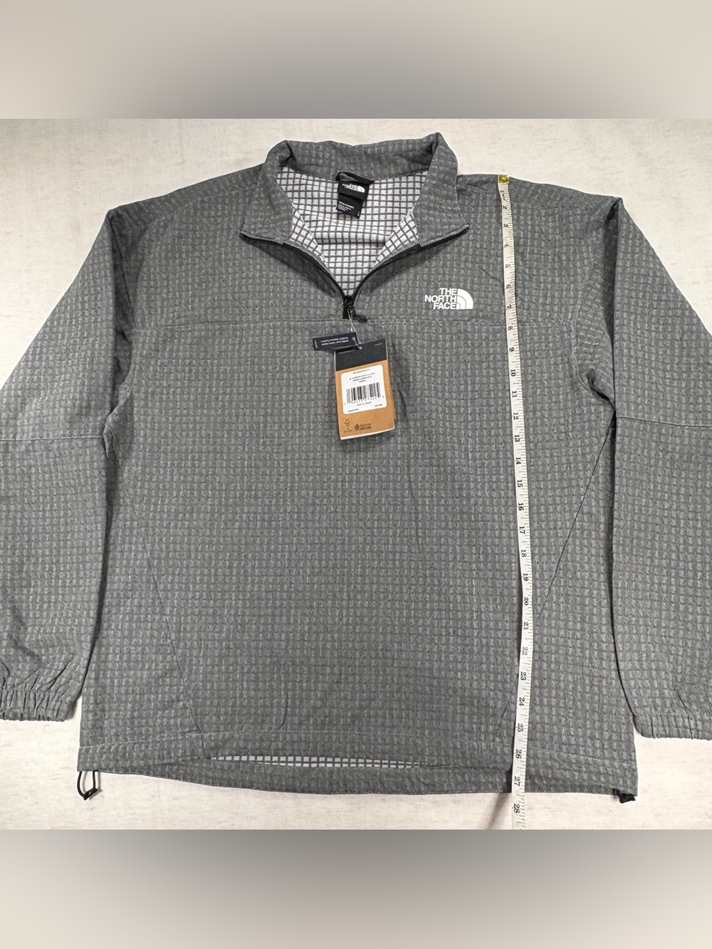 NWT The North Face Tekware Grid Matching Set 1/4 Zip & Pants Grey Large - Picture 3 of 10